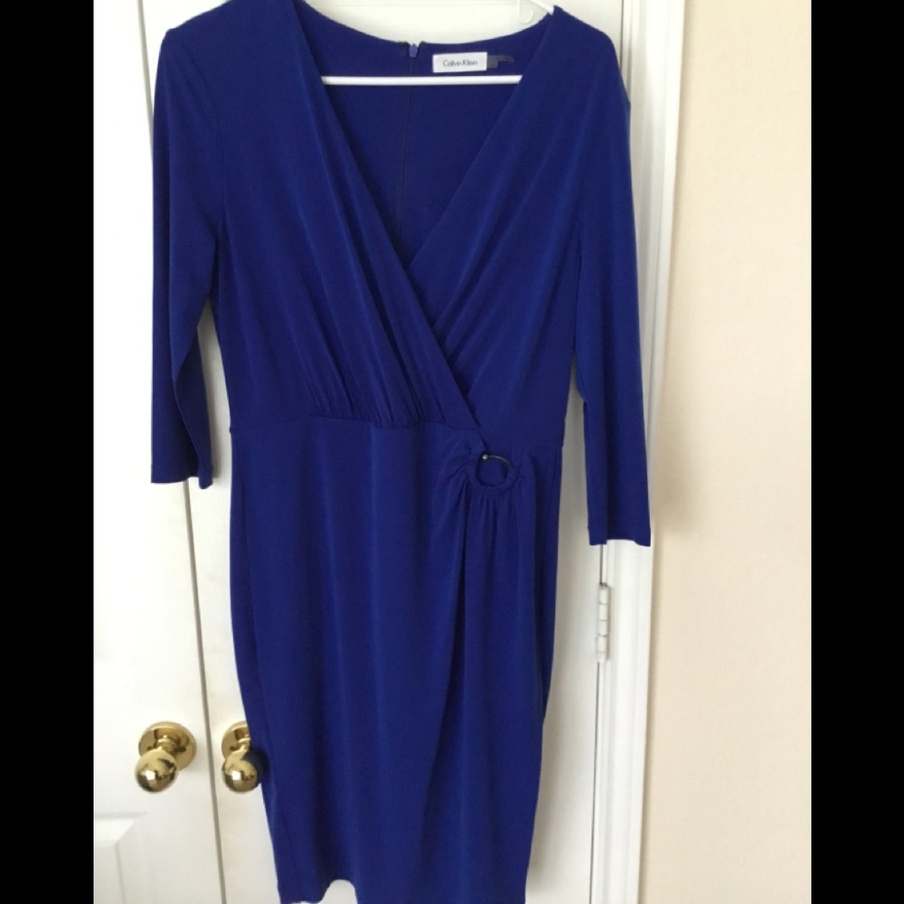 Royal blue dress